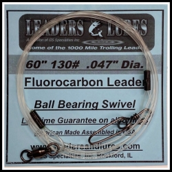 130# 60" Fluorocarbon Leader .047" Dia